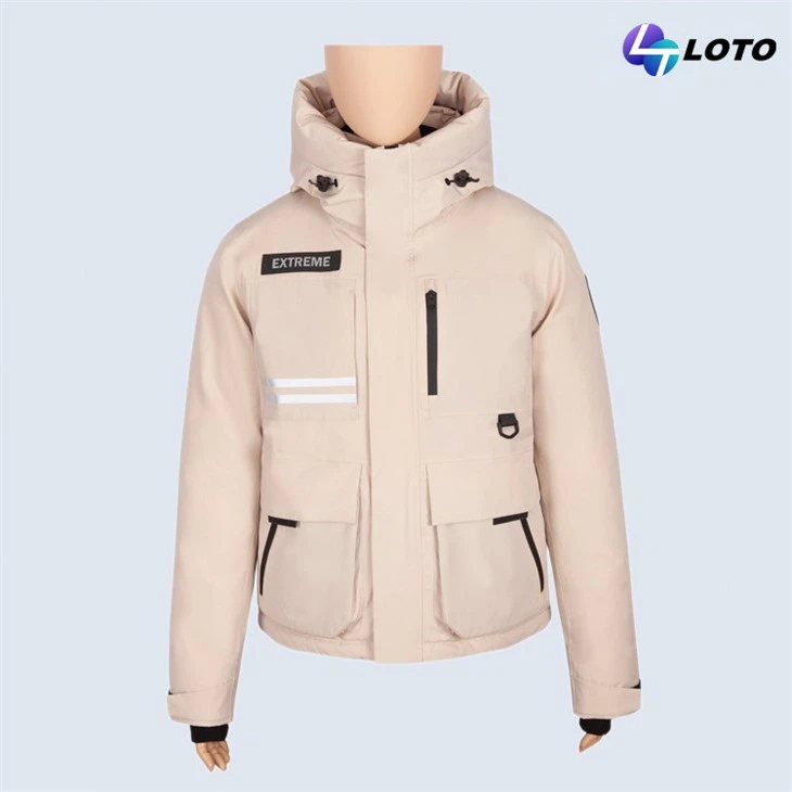 ladies puffer jacket black (1)